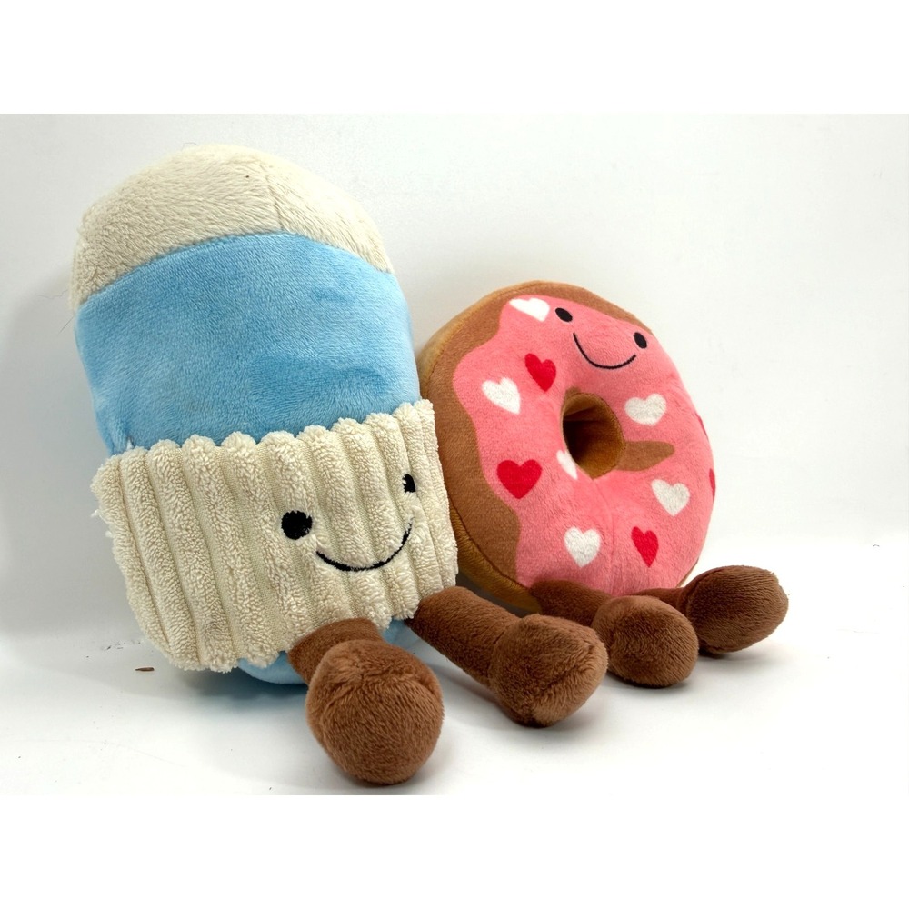 Frankford Valentine Plush - Donut Let Me Go Pair Couples 2022 Donut & Cup Set